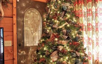  Como decorar uma árvore de Natal com fita