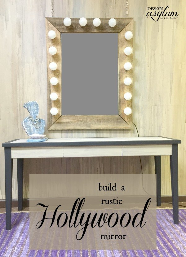 cmo construir un espejo rstico de hollywood