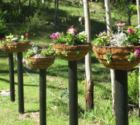 hanging baskets a different take, crafts