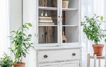 China Cabinet Makeover (from Traditional to Farmhouse)