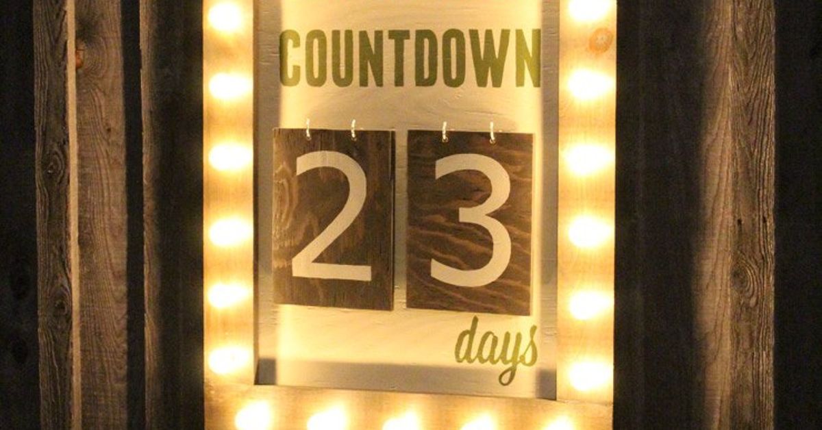 Christmas days till until long quotes quotesgram calm keep matic Outdoor Christmas: Days Until Christmas Sign | Hometalk