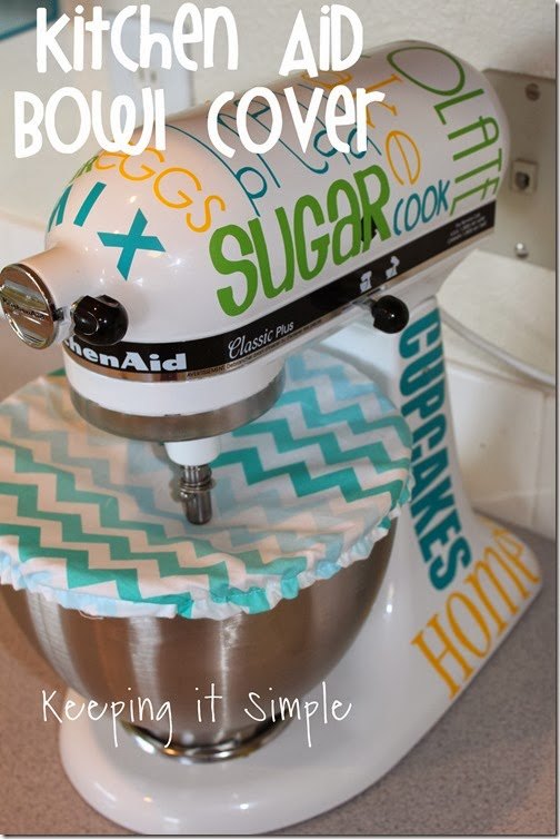 kitchen aid bowl cover tutorial, crafts, how to