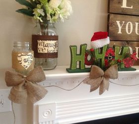 Burlap Bow Garland - Somewhat Cheater Method...
