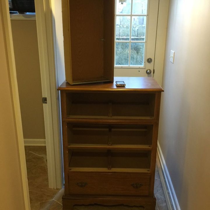 Sentimental Old Dresser Into A Beautiful Storage Bench Hometalk