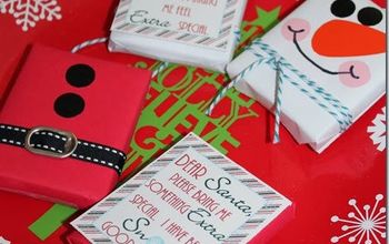 Teacher or Santa Gift- Santa and Snowman Gum #DIYGIfts
