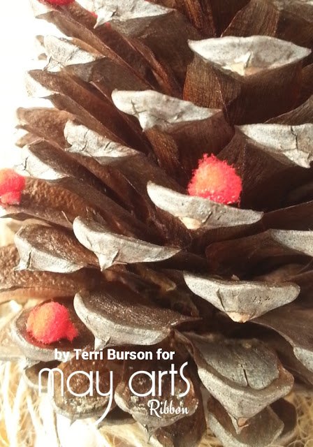 make a budget friendly rustic pine cone jingle bell, christmas decorations, crafts, seasonal holiday decor