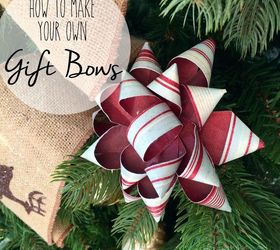how to make your own gift bows, christmas decorations, crafts, how to, seasonal holiday decor