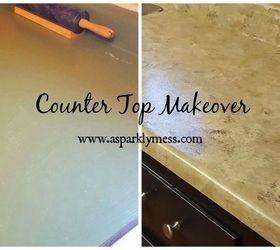 easy faux granite counter top, countertops, diy, kitchen design, painting