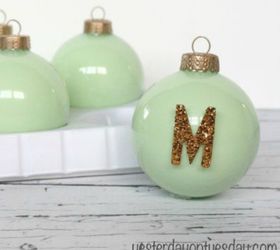 s 23 breathtaking ways to dress up a plain plastic or glass ornament, crafts, Turn one jadeite with paint