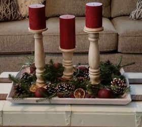 diy scrap wood candlesticks, diy, seasonal holiday decor, woodworking projects
