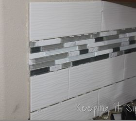 how to install a kitchen back splash diy tiling, home improvement, how to, kitchen backsplash, kitchen design, tiling