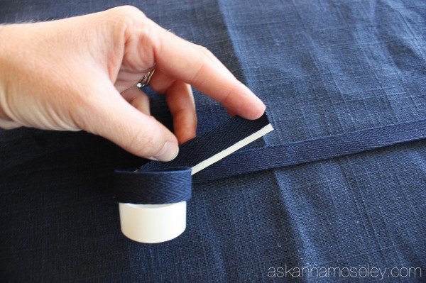 una forma de hacer cortinas cortas sin coser de largo en el suelo