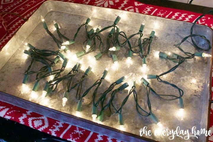 diy lighted pinecone candle tray, christmas decorations, crafts, seasonal holiday decor