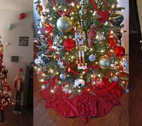 a few christmas trees over the years, christmas decorations, seasonal holiday decor