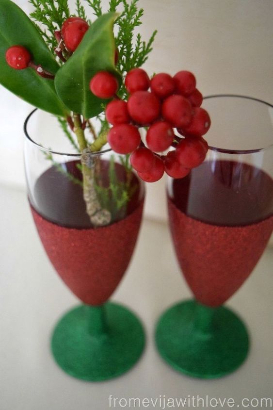 crie lindos copos festivos cintilantes