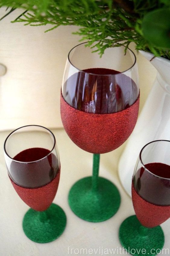 crie lindos copos festivos cintilantes