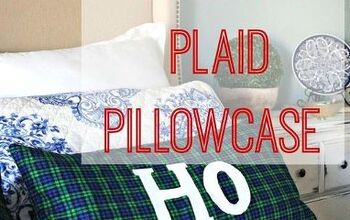 DIY HO HO Plaid Pillowcase (Funda de almohada a cuadros)