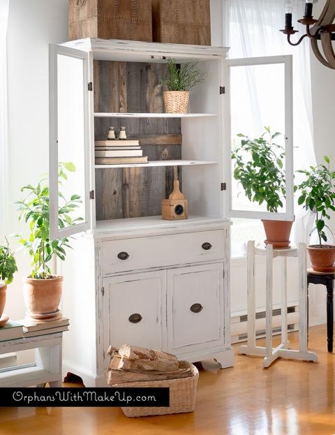 rustic farmhouse china cabinet