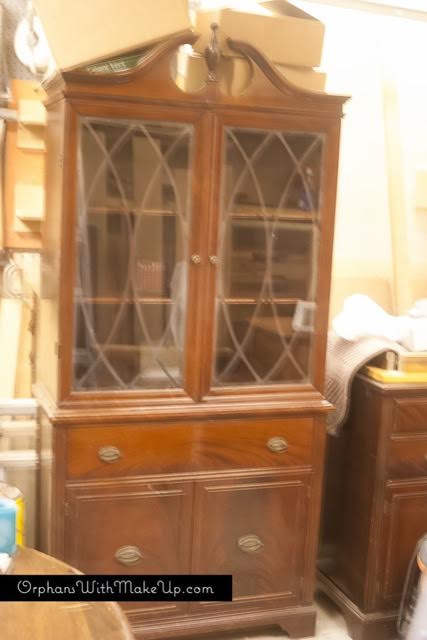 rustic farmhouse china cabinet