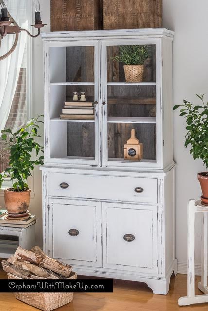 rustic farmhouse china cabinet