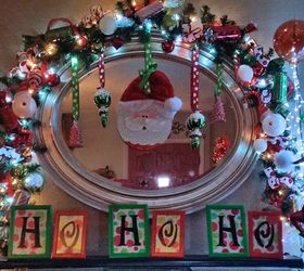 innovative idea mantel garland, christmas decorations, crafts, fireplaces mantels, repurposing upcycling, seasonal holiday decor