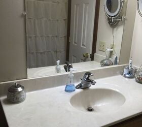 consejos para la decoracin del bao en color crema, El espejo est al otro lado de la cabina de ducha