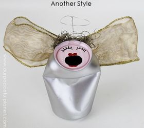 soda can singing angels, christmas decorations, crafts, how to, repurposing upcycling, seasonal holiday decor