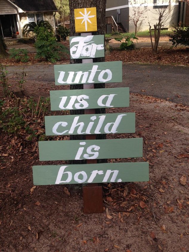 decoraes de natal ao ar livre, Compartilhando o verdadeiro significado do Natal