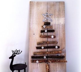 Árbol de Navidad de ramitas de inspiración nórdica