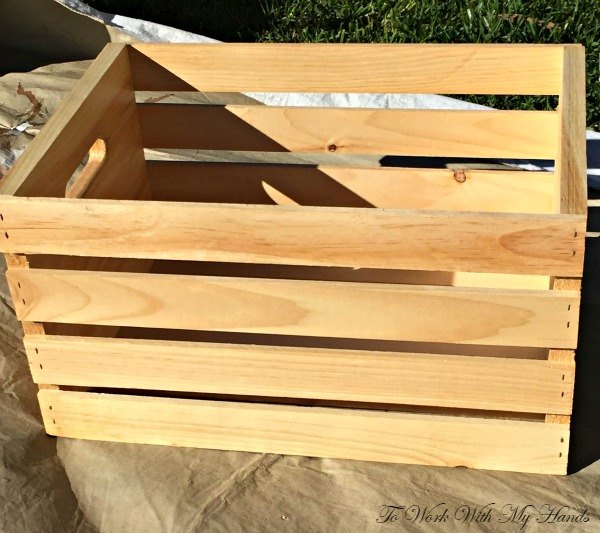 caja de madera convertida en jardinera de imitacin caja navidea x 10