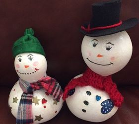 From Gourds to Mr. & Mrs. Snowman | Hometalk
