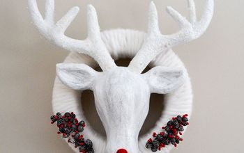 Winter Rudolph Wreath