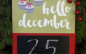 Countdown to Christmas Chalky Finish Clipboard