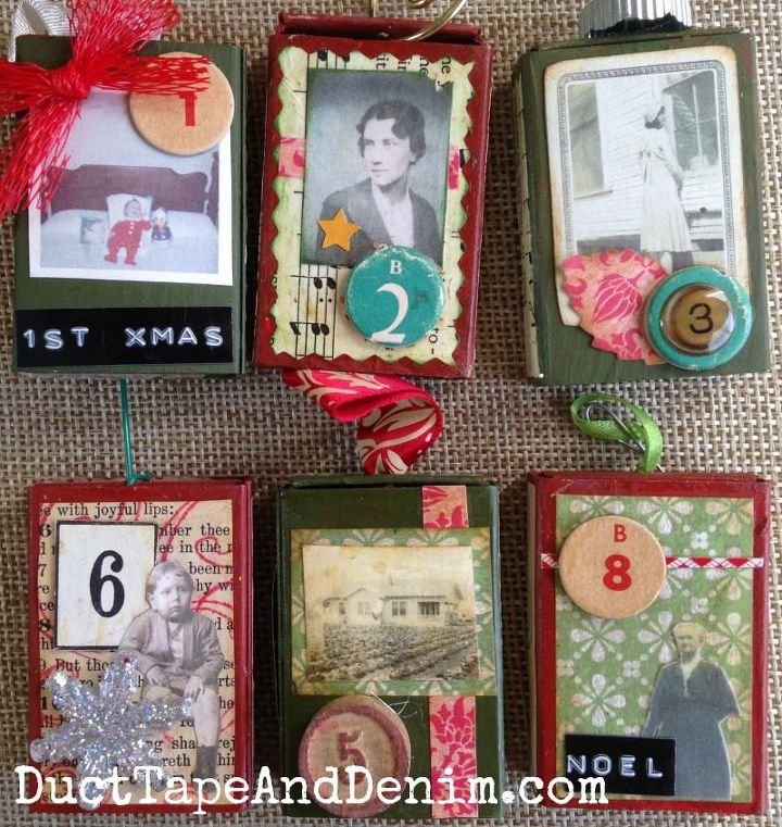 matchbox advent calendar, christmas decorations, crafts, repurpose household items, seasonal holiday decor