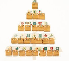 xxl advent calendar, christmas decorations, crafts, how to, seasonal holiday decor