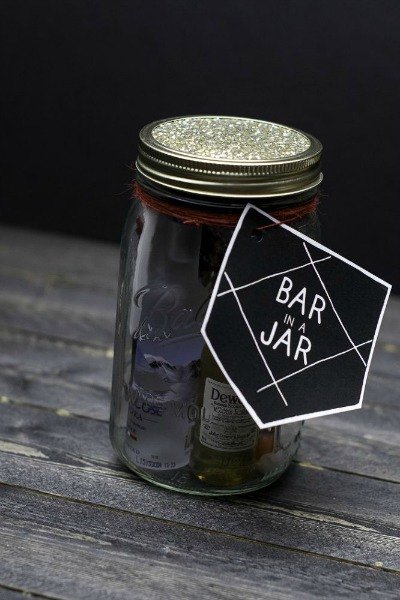 s 23 perfect mason jar gifts for everyone on your list, christmas decorations, crafts, mason jars, For Your Favorite Gentleman