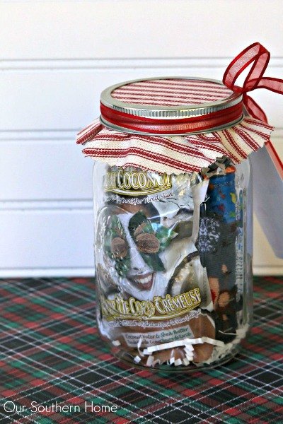 s 23 perfect mason jar gifts for everyone on your list, christmas decorations, crafts, mason jars, For Your Trendy Teen