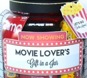 s 23 perfect mason jar gifts for everyone on your list, christmas decorations, crafts, mason jars, For Your Movie Enthusiast Friends