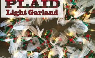 Christmas garland with led lights bulbs How To Make Rag Light Garland | Hometalk