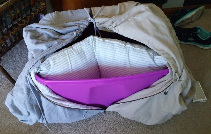 cold cat garage bed, pets animals, repurposing upcycling
