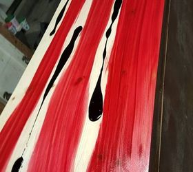 red cedar inspired upcycled buffet, painted furniture, woodworking projects
