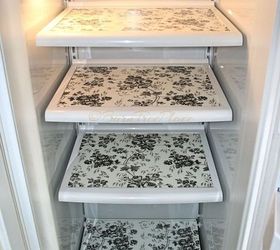 Before and After Refrigerator Makeover