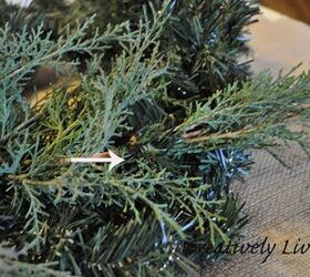 how to turn a fake christmas wreath into a real christmas wreath, christmas decorations, crafts, how to, wreaths