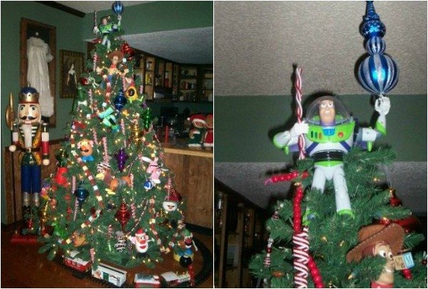 s from your community 14 inexpensive decor ideas and holiday hacks, home decor, seasonal holiday decor, Use toys to decorate your tree on the cheap