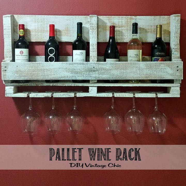 estanteria de vino de palets