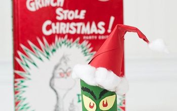 Toilet Paper Roll Grinch