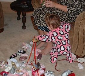 babies first tree, christmas decorations, crafts, Crafting with Mommy
