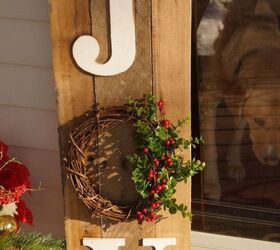 diy joy sign sweater wreath, christmas decorations, crafts, home decor, seasonal holiday decor, wreaths