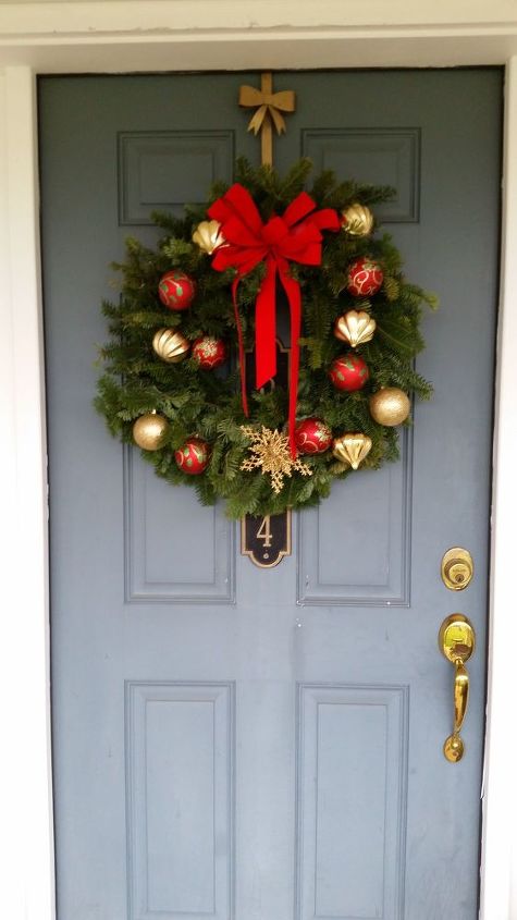 how i dressed up my front porch for christmas and the winter season, christmas decorations, porches, seasonal holiday decor, 2015