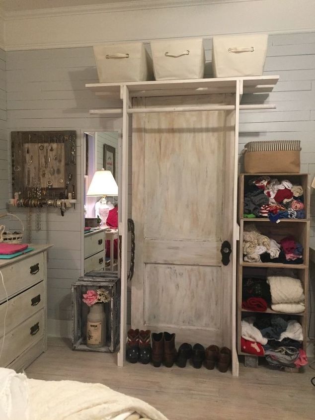 11 Fun Halloween Projects (Beyond Jack O'Lanterns) You Can ... Free-standing Closet Made With an Old Door | Hometalk